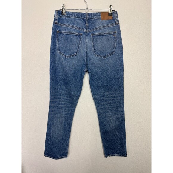 Madewell Size 25 High-Rise Boyjean In Lavern Wash Denim Medium Cropped Sample - Picture 8 of 12